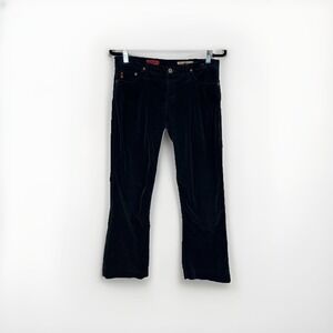 Adriano Goldschmied AG Womens Jeans Pants The Angel 30 Regular Velvet Blue Boot
